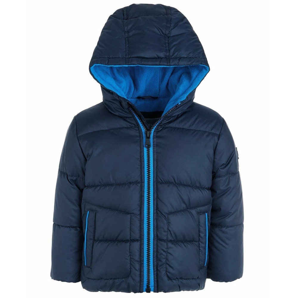 Michael Kors Baby Boys Hooded Puffer Jacket Blue navy Size 24M 24‎ Months